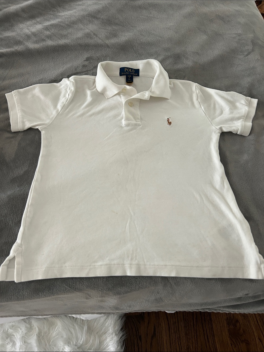 Ralph Lauren White Boys' Classic Polo Shirt